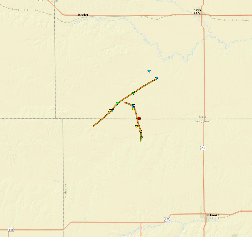 Severe Weather Hits Western/Central KS on 24 May 2016